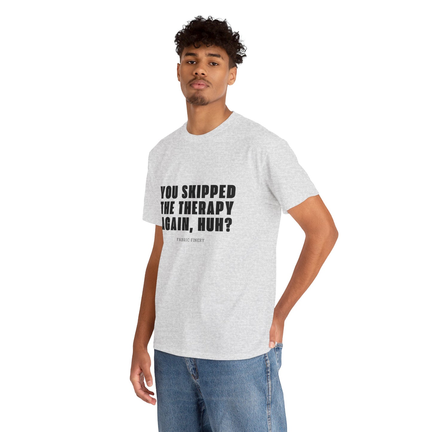 SKIPPED THERAPY Unisex Heavy Cotton Tee