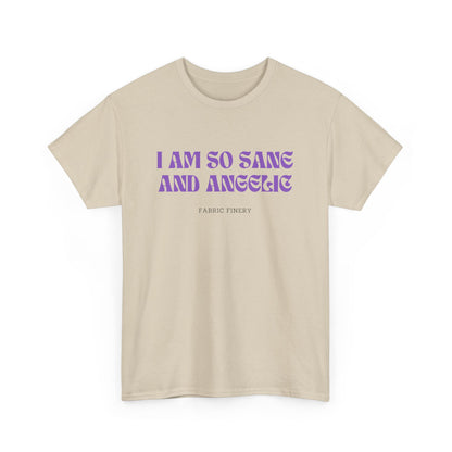 SANE AND ANGELIC Unisex Heavy Cotton Tee