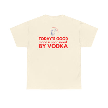 VODKA Unisex Schweres Baumwoll-T-Shirt