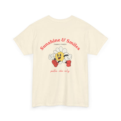 SUNSHINE AND SMILES Unisex Heavy Cotton Tee