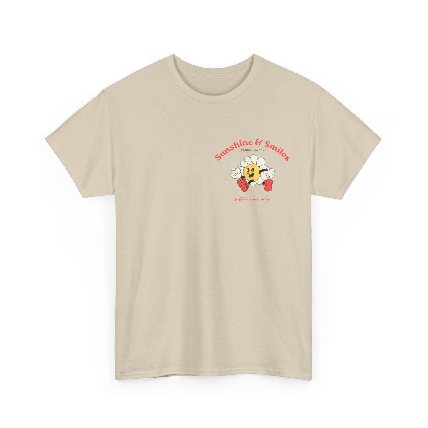 SUNSHINE AND SMILES Unisex Heavy Cotton Tee