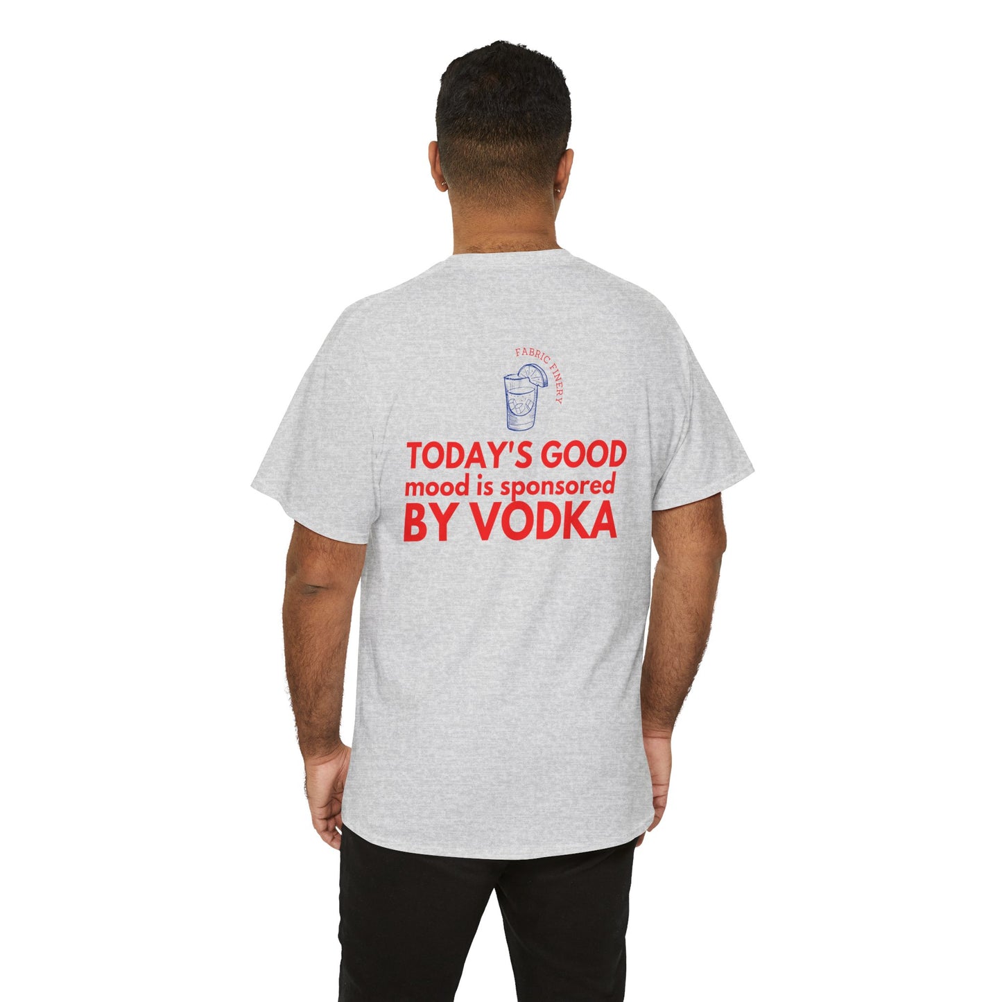 VODKA Unisex Schweres Baumwoll-T-Shirt