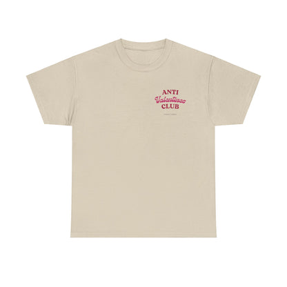 ANTI VALENTINES CLUB Unisex Heavy Cotton Tee