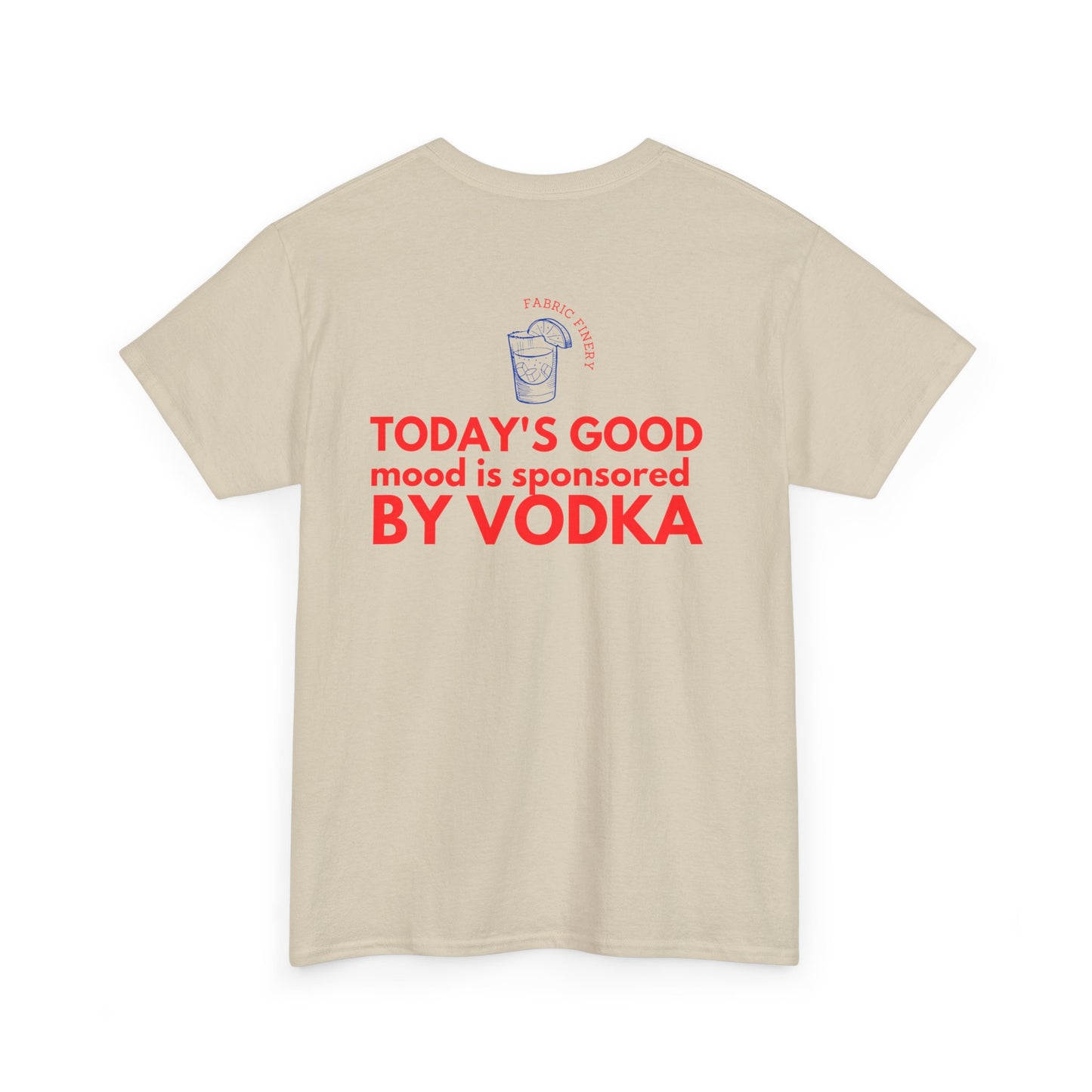 VODKA Unisex Schweres Baumwoll-T-Shirt