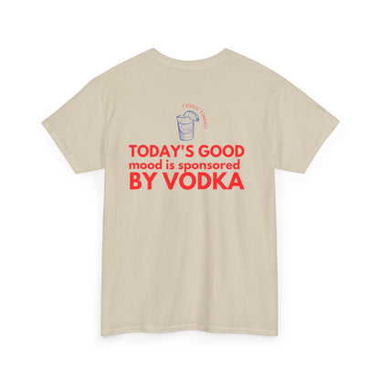 VODKA Unisex Schweres Baumwoll-T-Shirt