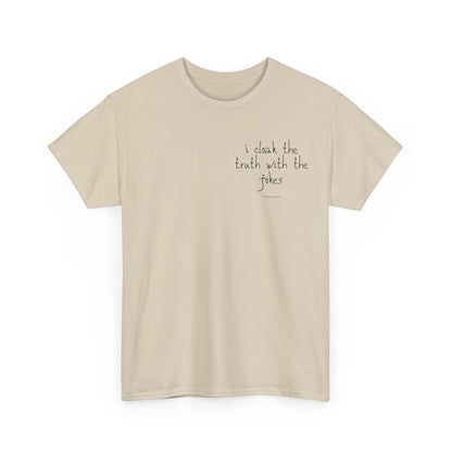 TRUTH 'n'JOKES Unisex-T-Shirt aus schwerer Baumwolle