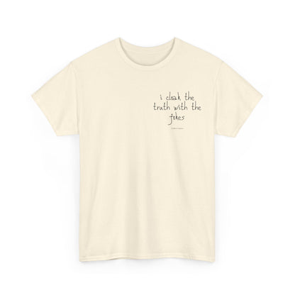 TRUTH 'n'JOKES Unisex-T-Shirt aus schwerer Baumwolle