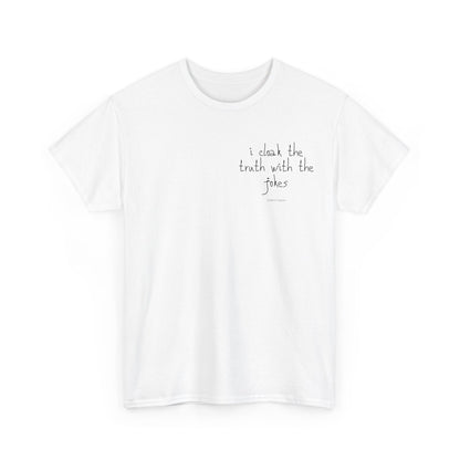 TRUTH 'n'JOKES Unisex-T-Shirt aus schwerer Baumwolle