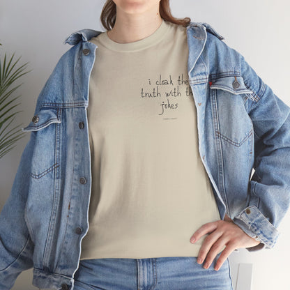 TRUTH 'n'JOKES Unisex-T-Shirt aus schwerer Baumwolle