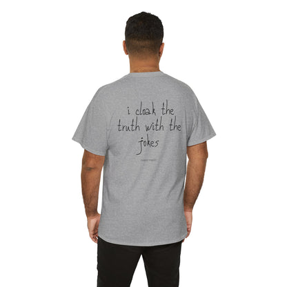 TRUTH 'n'JOKES Unisex-T-Shirt aus schwerer Baumwolle