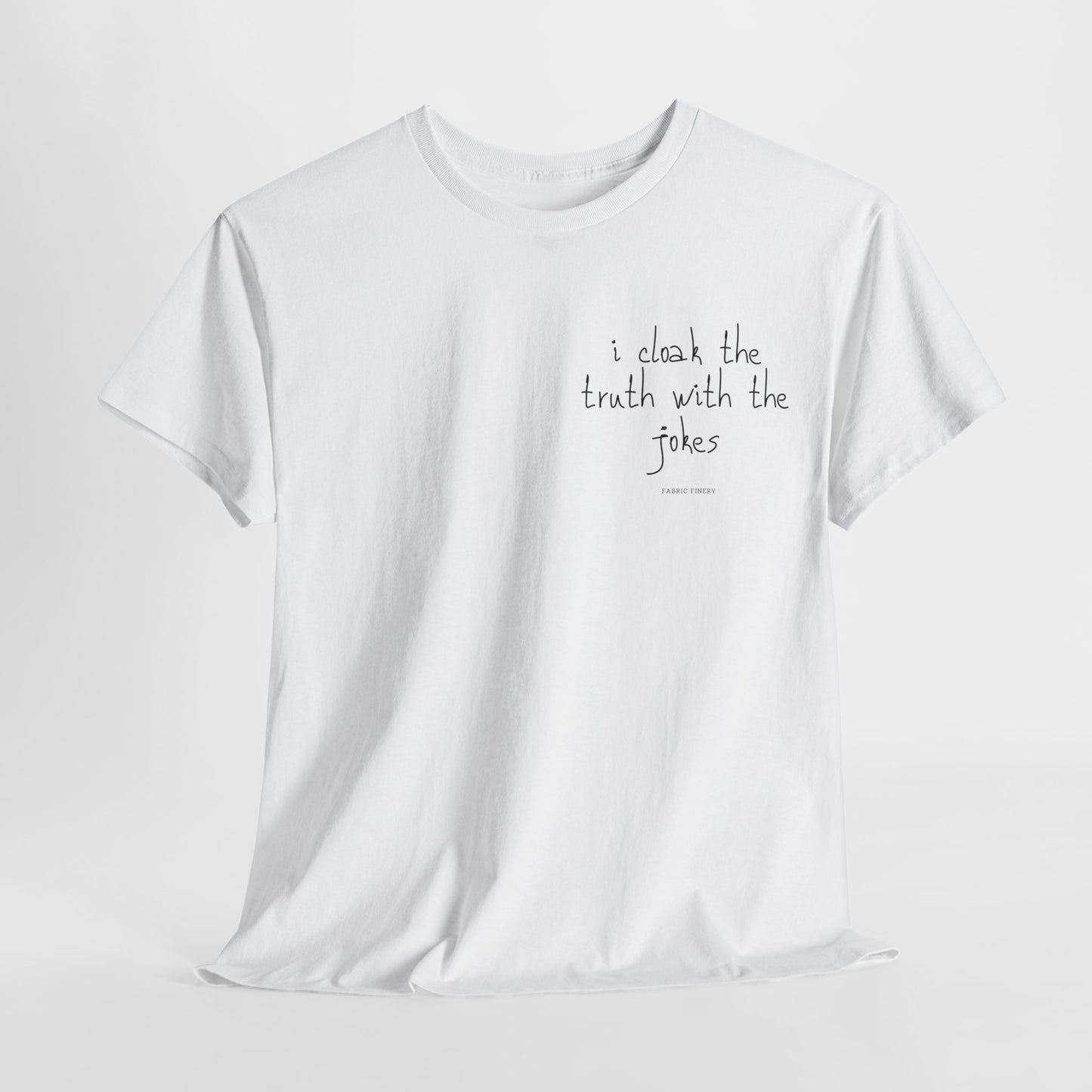 TRUTH 'n'JOKES Unisex-T-Shirt aus schwerer Baumwolle