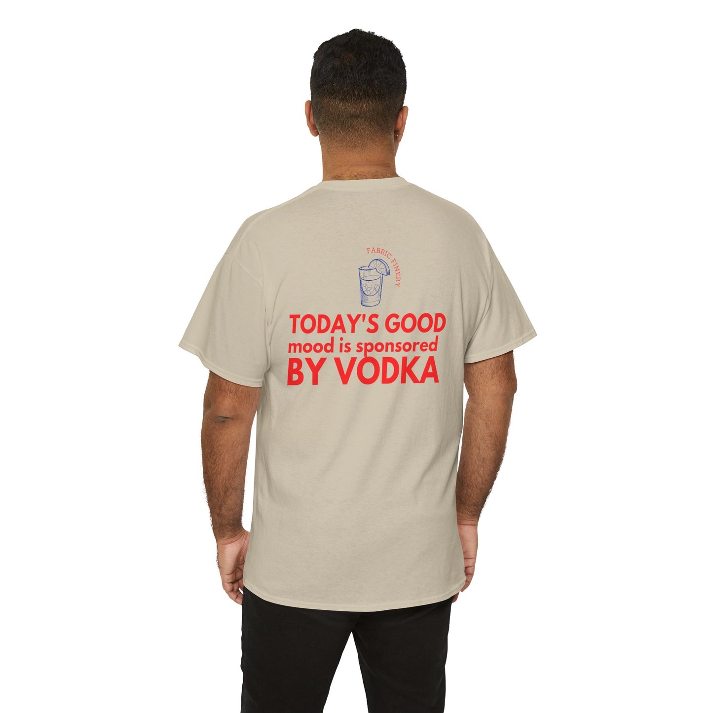 VODKA Unisex Schweres Baumwoll-T-Shirt