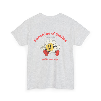 SUNSHINE AND SMILES Unisex Heavy Cotton Tee