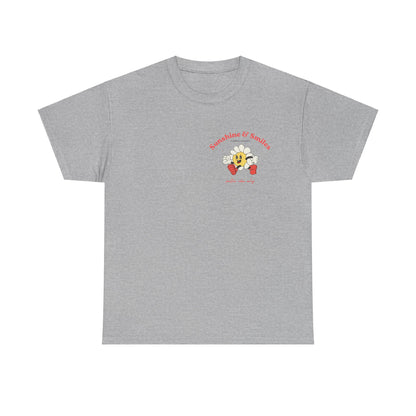 SUNSHINE AND SMILES Unisex Heavy Cotton Tee