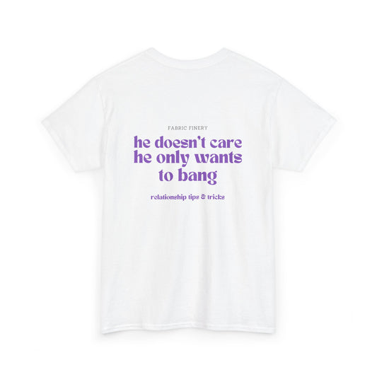 WANTS TO BANG Unisex Heavy Cotton Tee