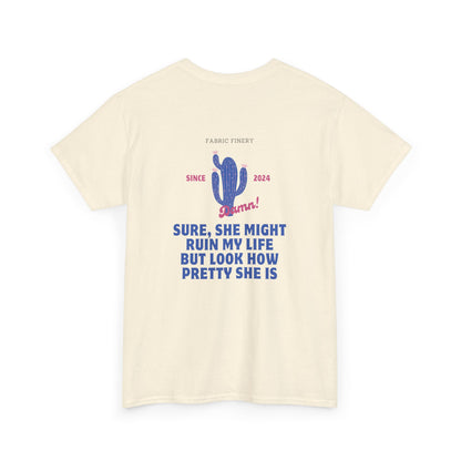 SHE IS PRETTY Unisex Heavy Cotton Tee