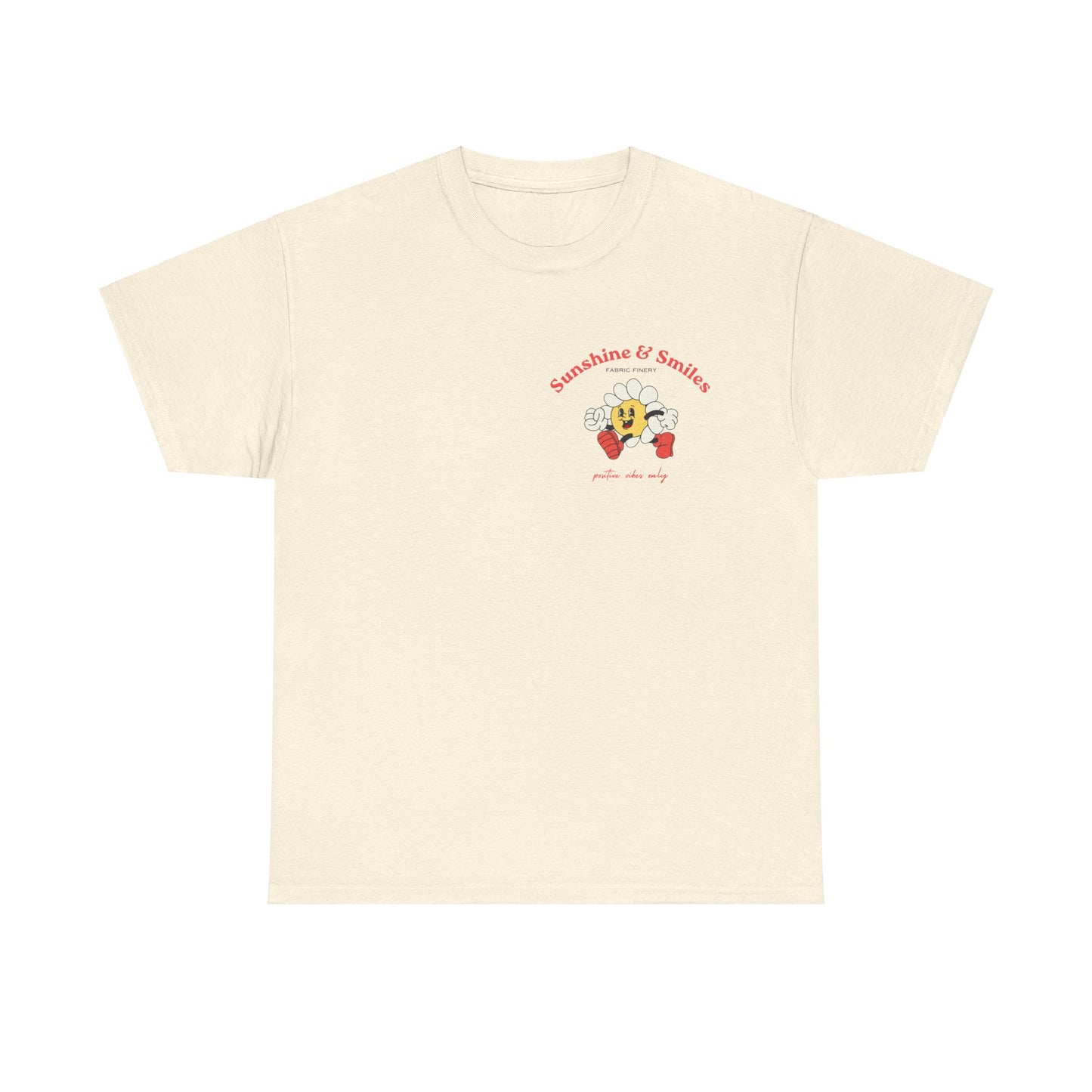 SUNSHINE AND SMILES Unisex Heavy Cotton Tee