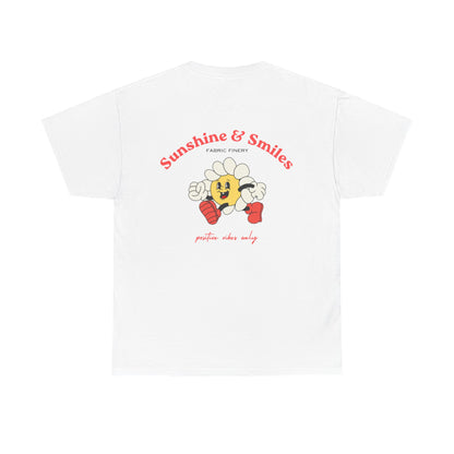 SUNSHINE AND SMILES Unisex Heavy Cotton Tee