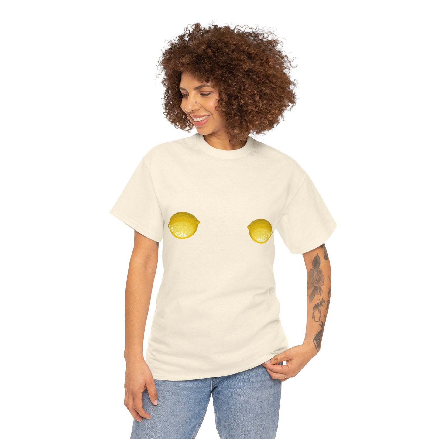 LEMONS Unisex Schweres Baumwoll-T-Shirt 