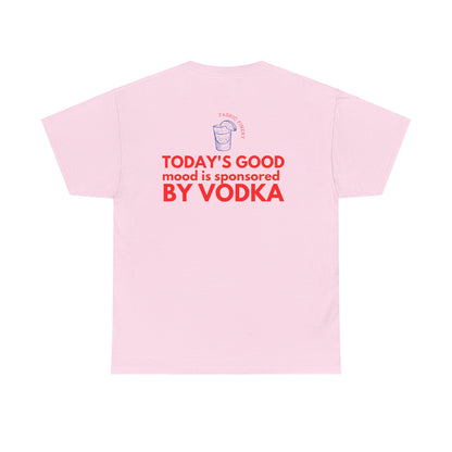 VODKA Unisex Schweres Baumwoll-T-Shirt