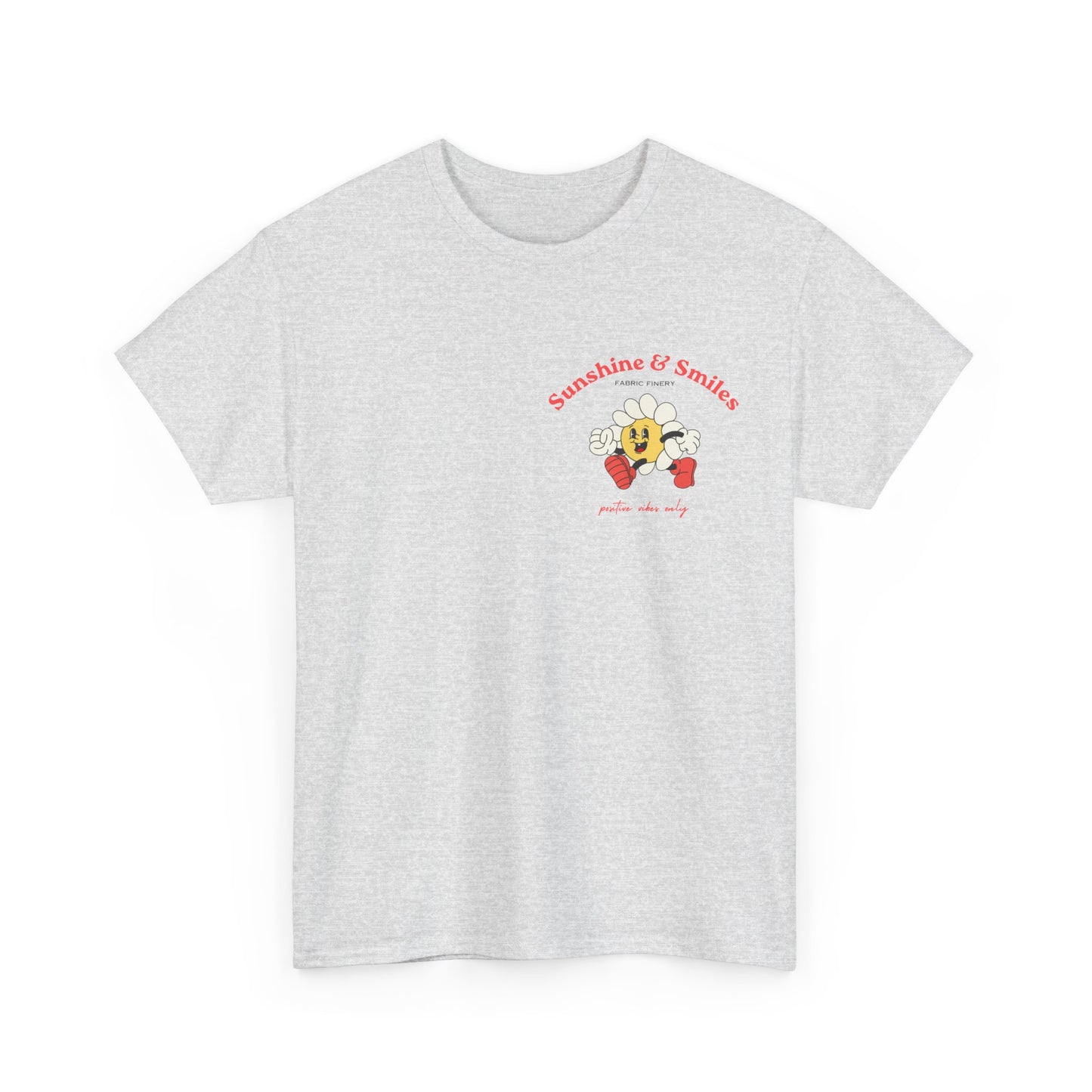 SUNSHINE AND SMILES Unisex Heavy Cotton Tee