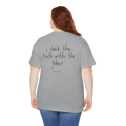 TRUTH 'n'JOKES Unisex-T-Shirt aus schwerer Baumwolle