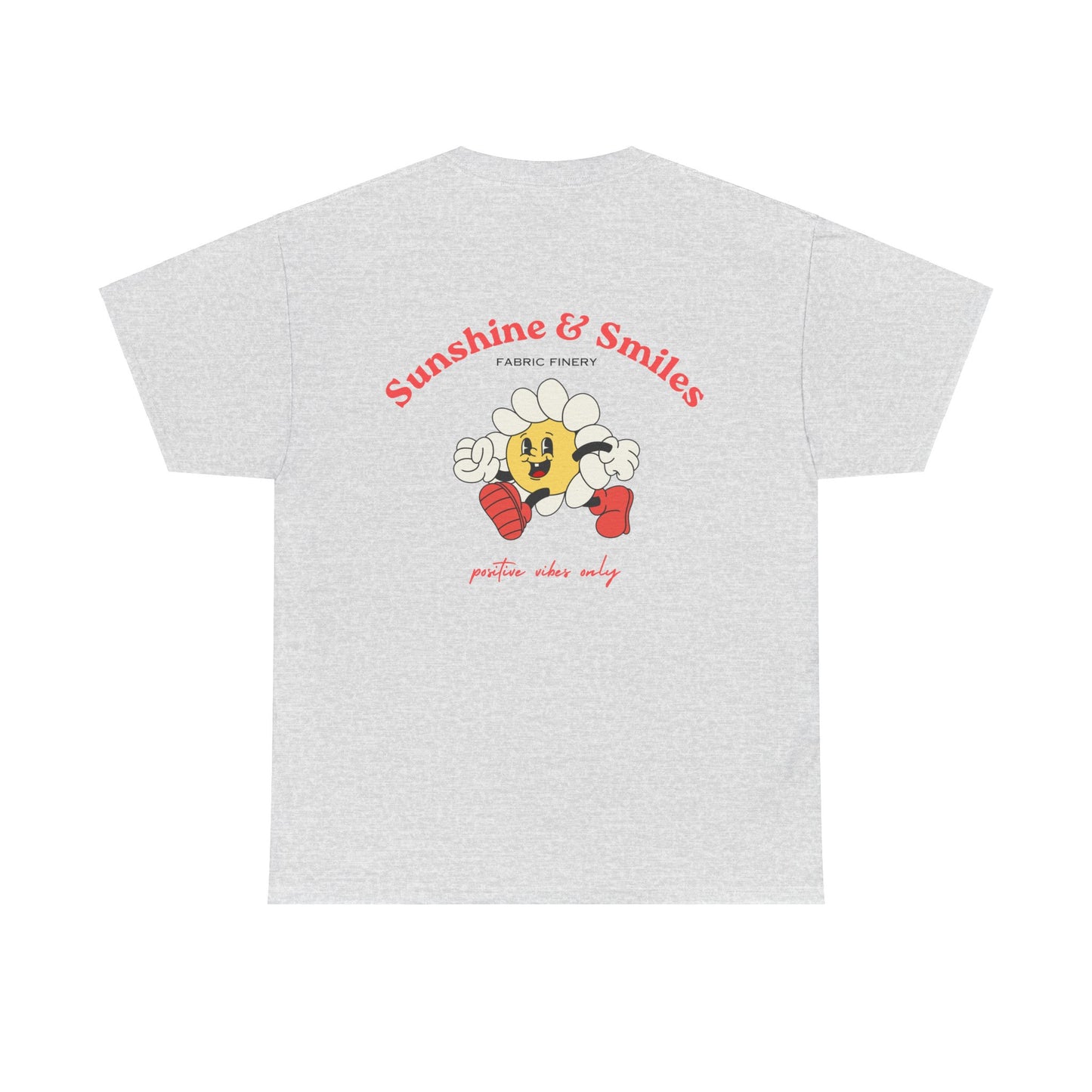 SUNSHINE AND SMILES Unisex Heavy Cotton Tee