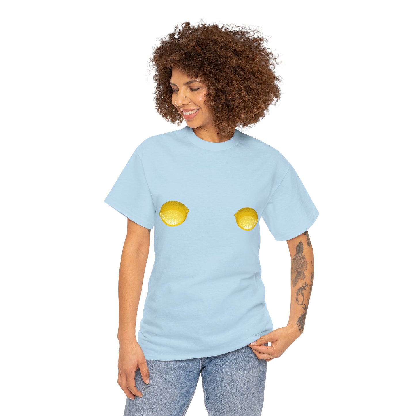 LEMONS Unisex Schweres Baumwoll-T-Shirt 