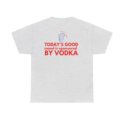 VODKA Unisex Schweres Baumwoll-T-Shirt