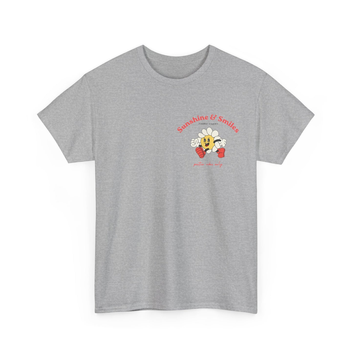 SUNSHINE AND SMILES Unisex Heavy Cotton Tee