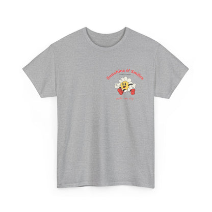 SUNSHINE AND SMILES Unisex Heavy Cotton Tee