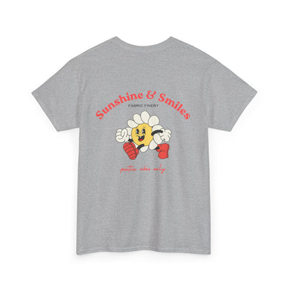 SUNSHINE AND SMILES Unisex Heavy Cotton Tee