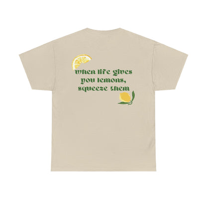 LEMONS Unisex Schweres Baumwoll-T-Shirt 