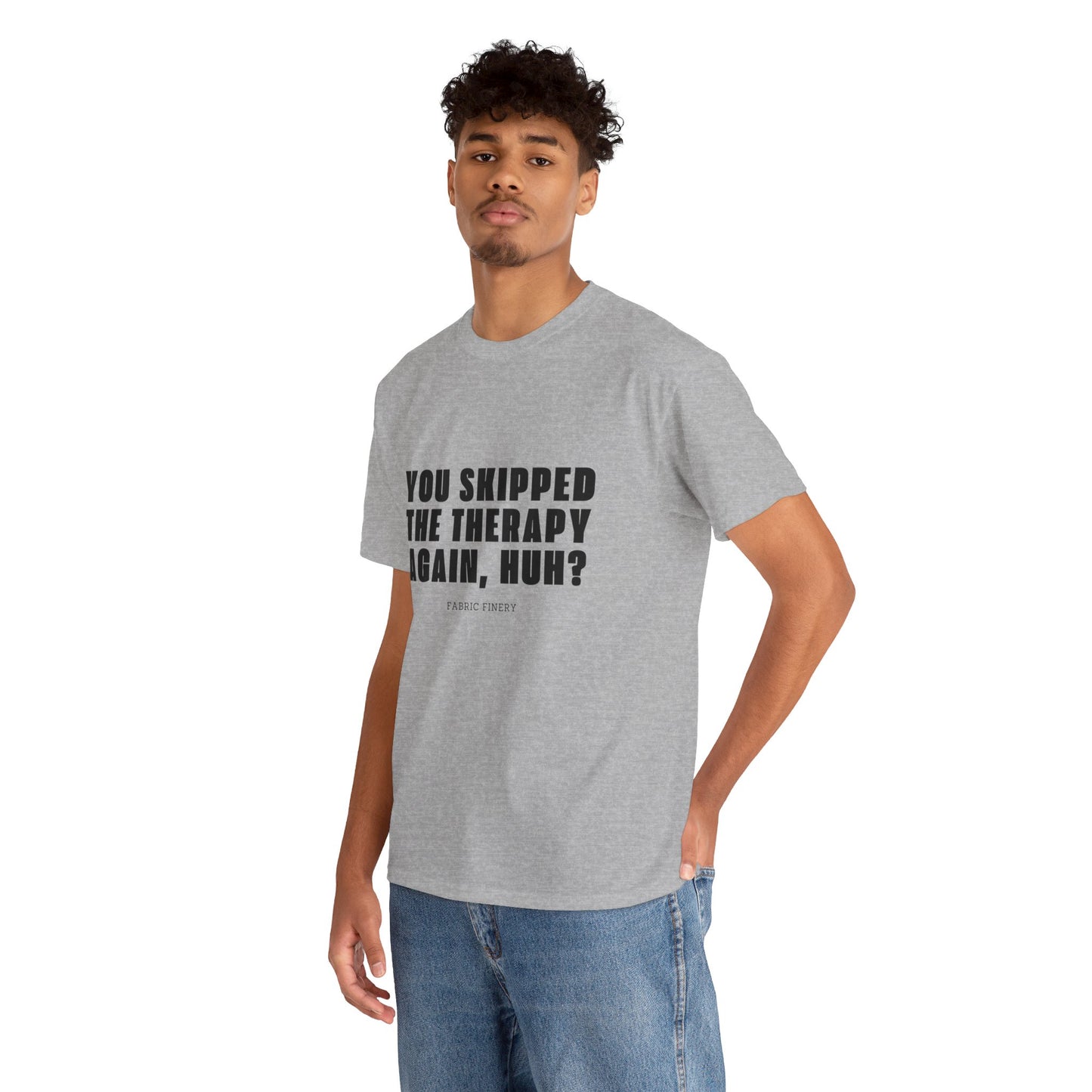 SKIPPED THERAPY Unisex-T-Shirt aus schwerer Baumwolle 