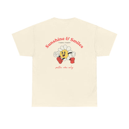 SUNSHINE AND SMILES Unisex Heavy Cotton Tee