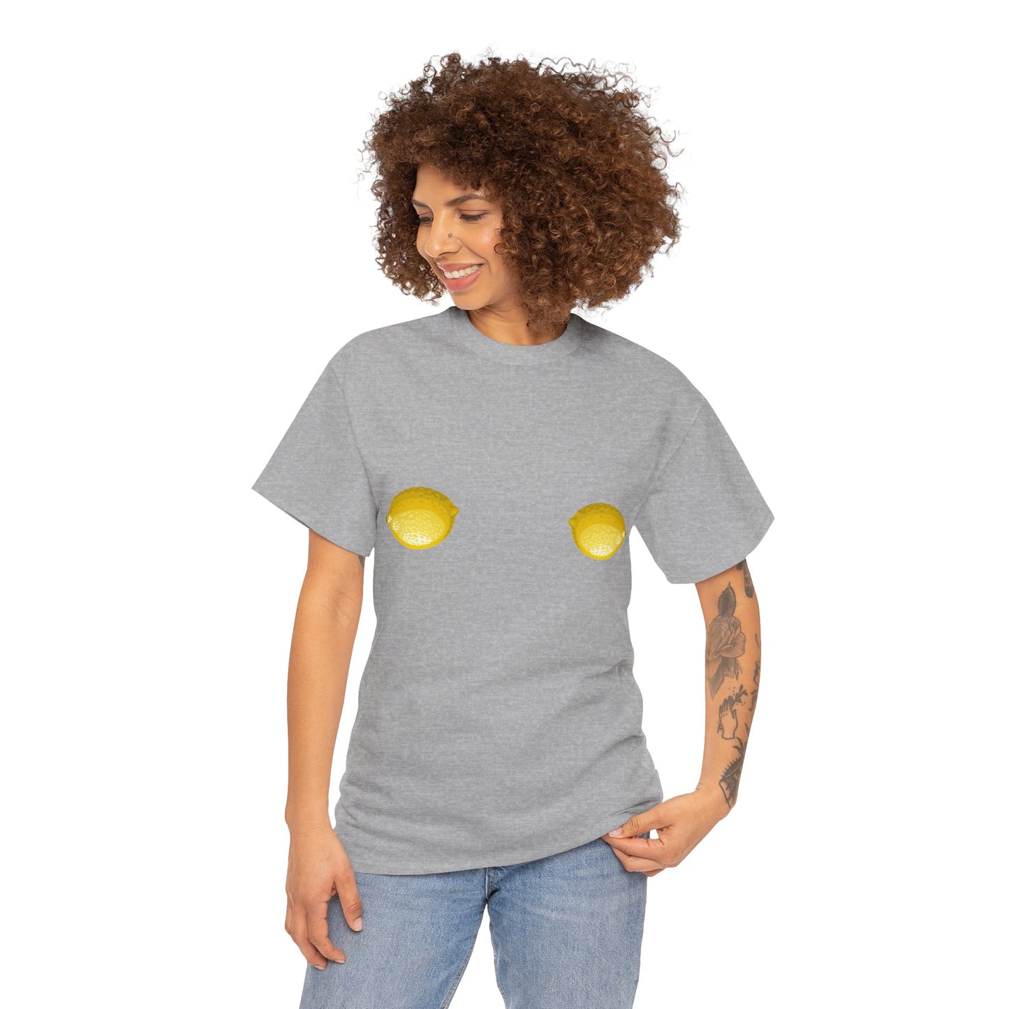 LEMONS Unisex Schweres Baumwoll-T-Shirt 