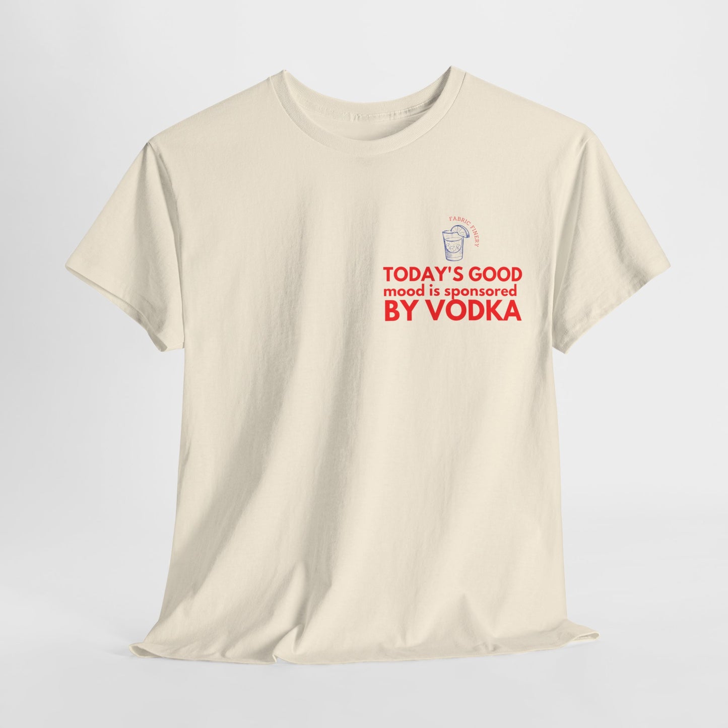 VODKA Unisex Schweres Baumwoll-T-Shirt