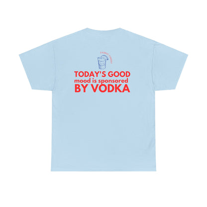 VODKA Unisex Schweres Baumwoll-T-Shirt