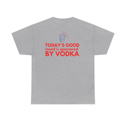 VODKA Unisex Schweres Baumwoll-T-Shirt