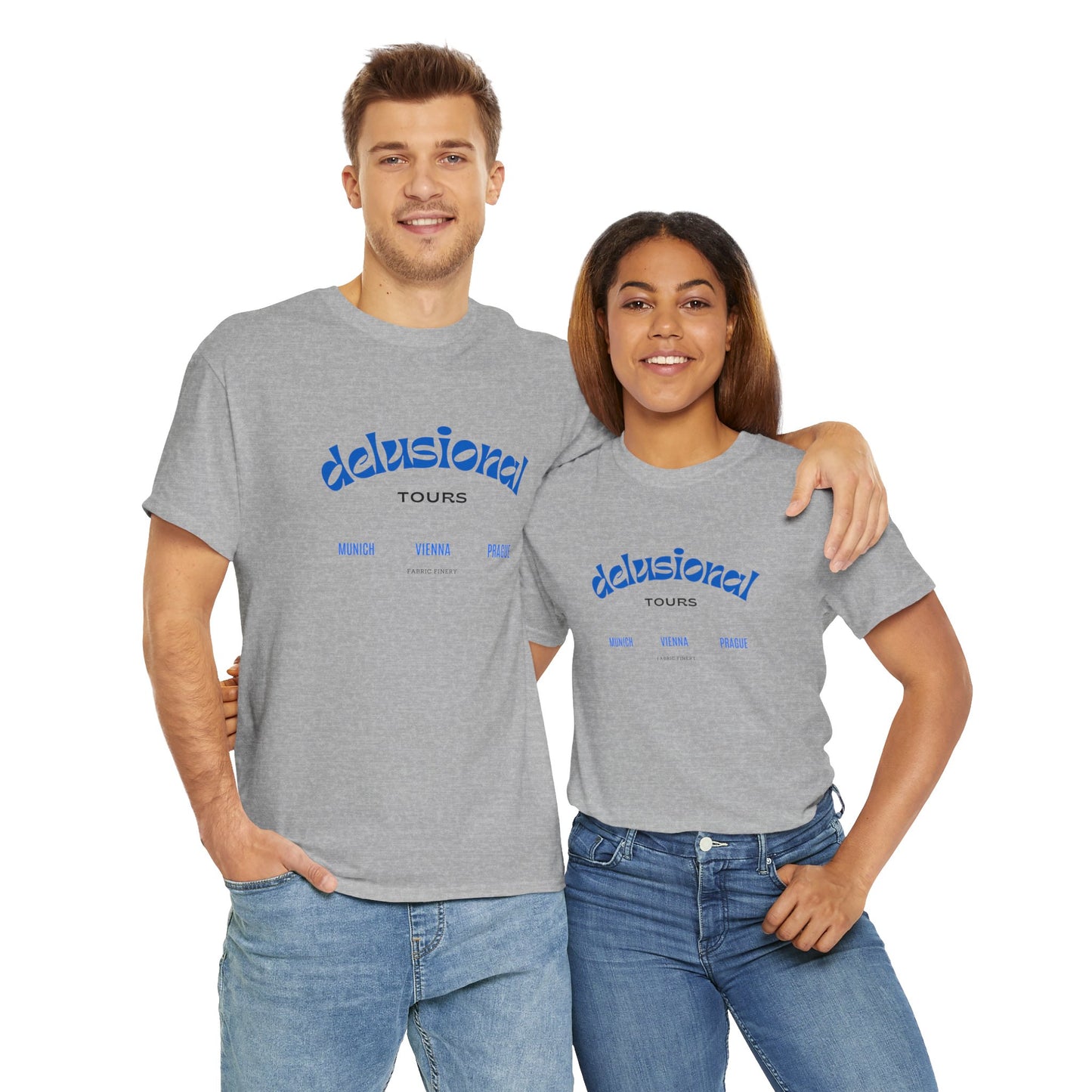 DELUSIONAL Unisex Schweres Baumwoll-T-Shirt