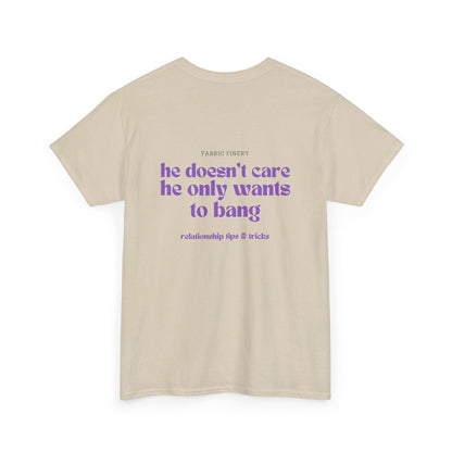 WANTS TO BANG Unisex Heavy Cotton Tee