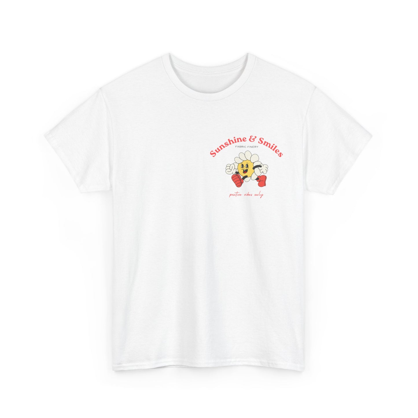 SUNSHINE AND SMILES Unisex Heavy Cotton Tee