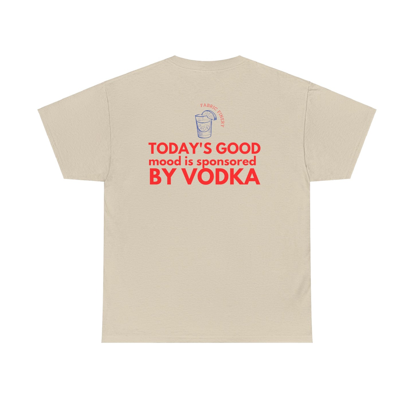 VODKA Unisex Schweres Baumwoll-T-Shirt