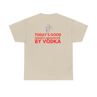 VODKA Unisex Schweres Baumwoll-T-Shirt