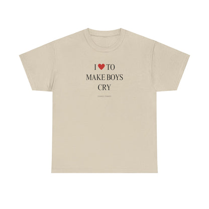 I LOVE TO Unisex Heavy Cotton Tee