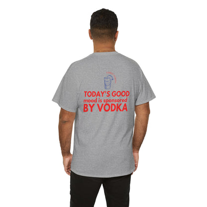 VODKA Unisex Schweres Baumwoll-T-Shirt