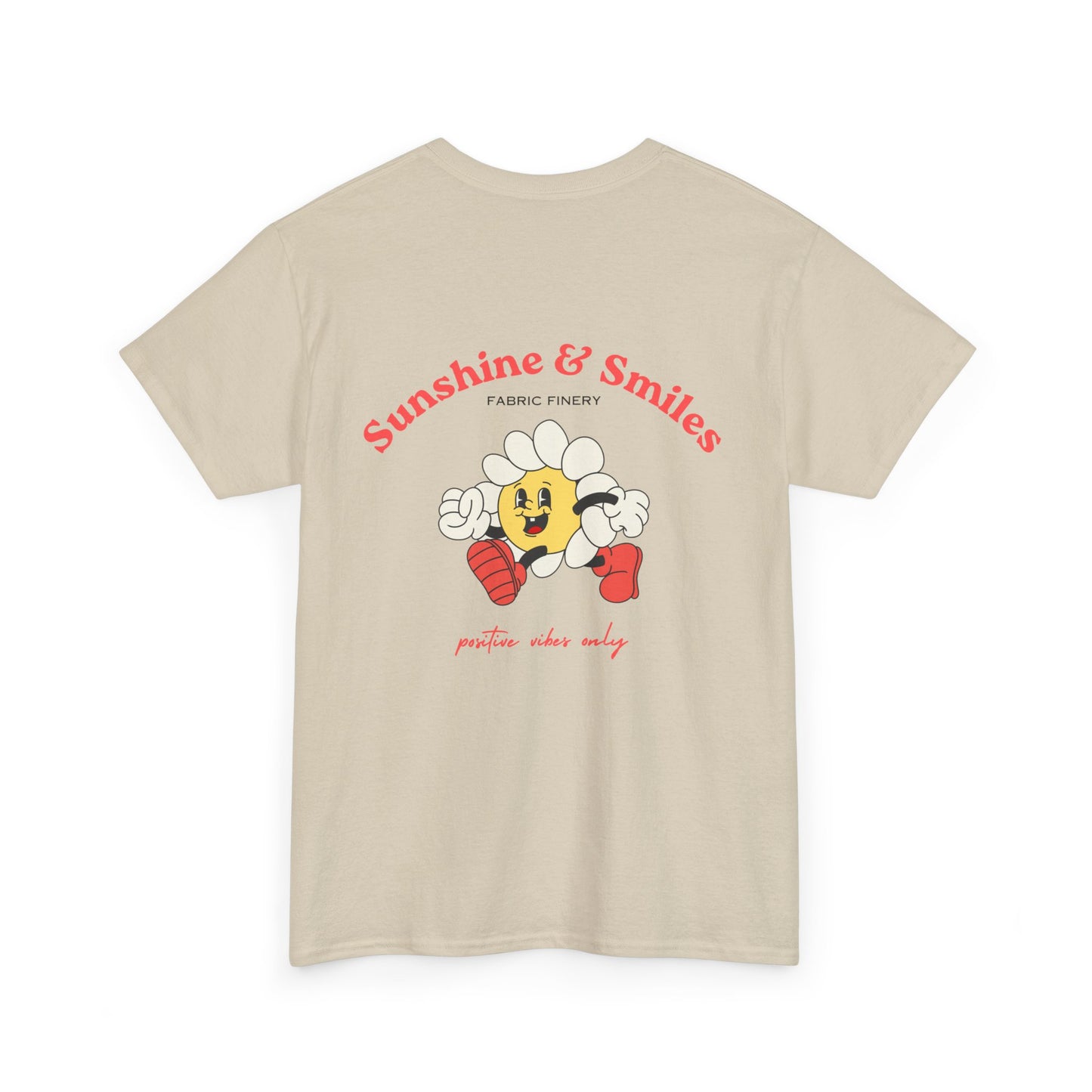 SUNSHINE AND SMILES Unisex Heavy Cotton Tee