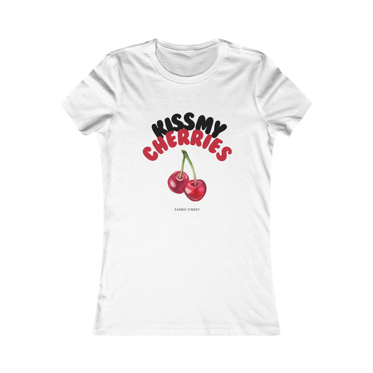 KISS MY CHERRIES Damen Lieblings-T-Shirt