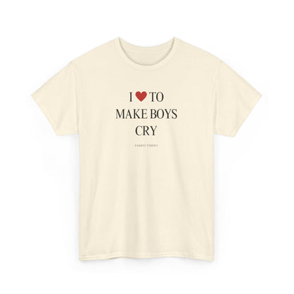 I LOVE TO Unisex Heavy Cotton Tee