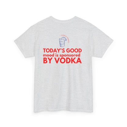 VODKA Unisex Schweres Baumwoll-T-Shirt